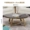 Sau sự kết hợp tối giản bằng đá cẩm thạch ánh sáng sang trọng bàn cà phê hiện đại Scandinavian thép không gỉ tròn góc một vài căn hộ nhỏ đồ nội thất phòng khách - Bàn trà