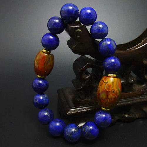 Натуральный ониксовый браслет подходит для мужчин и женщин