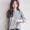 Phiên bản Hàn Quốc của áo sơ mi nữ rộng rãi 2019 mùa xuân và mùa thu mới của phụ nữ cửa hàng ol là cotton mỏng và áo sơ mi dài tay đơn giản đi lại - Áo sơ mi