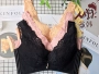 Nổi tiếng Hàn Quốc truy cập chính hãng 361AB sexy ren không có vòng thép vest phần áo ngực sâu V thu thập đồ lót điều chỉnh quần lót