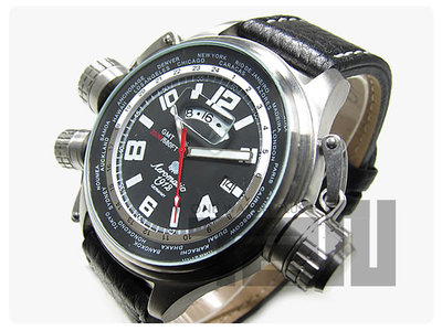 日本代购aeromatic1912德国复刻二战高精度皮带石英男款手表a1298