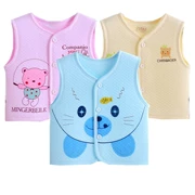 Áo vest cotton trẻ em xuân hè thu đông Áo vest bé nam ấm áp cho nam vest vest 0-2 tuổi - Áo ghi lê