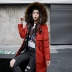 Chống mùa đông mùa đông mới hai bên mặc bông của phụ nữ phần dài dày kích thước lớn xuống bông pad Hàn Quốc phiên bản của tự canh tác đôi phải đối mặt áo phao đôi nam nữ Bông