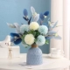Бутылка с синей сеткой+мяч Chrysanthemum Blue Bouquet