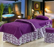 Làm đẹp giường bốn bộ massage giường bao gồm vẻ đẹp bốn mảnh sản phẩm giường nhà máy trực tiếp