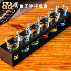 Бокал для вина 酒吧圣经 透明玻璃酒杯/烈酒杯/白酒杯/子弹杯/一口杯/吞杯shot杯 Barking2013