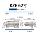 KZE3-08 Đầu nối nhanh đóng mở thủy lực bằng thép carbon đôi tự hàn kín áp suất cao máy móc nông nghiệp máy ép phun ống dầu ren trong