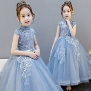 Cô gái đám cưới sinh nhật của chủ nhà nhỏ ăn mặc buổi tối công chúa váy hoa cô gái catwalk trang phục piano - Váy trẻ em
