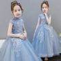 Cô gái đám cưới sinh nhật của chủ nhà nhỏ ăn mặc buổi tối công chúa váy hoa cô gái catwalk trang phục piano - Váy trẻ em quần áo biểu diễn trẻ em