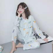 Phụ nữ mang thai tháng quần áo cotton mùa xuân và mùa hè sau sinh mỏng phần cho ăn quần áo kích thước lớn cho con bú đồ ngủ mùa hè dịch vụ nhà phù hợp với mỏng - Giải trí mặc / Mum mặc