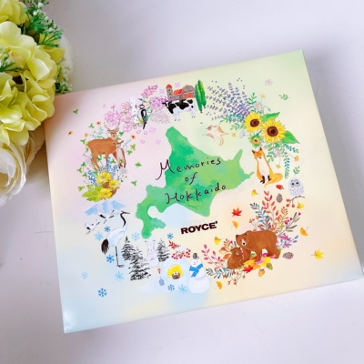 Местный ройс Хоккайдо в Японии Hokkaido Four Seasons Limited Chocolate Catage Box 40