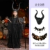 tranh halloween đơn giản Halloween Trẻ Em Trang Phục Cosplay Maleficent Phù Thủy Mẫu Giáo Trình Diễn Trang Phục Cô Gái Phù Thủy Đầm tranh halloween Trang phục haloween