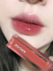 Korea amuse dewy lip glaze 06 gương nước ánh sáng thổi kèn son bóng mùa hè trơn màu trà sữa quế màu son 09 merzy xanh