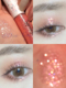 Holika lêlecent lỏng phấn mắt 05 siêu chớp sáng nằm tằm làm sáng bóng pha lê kim cương sequins một giọt nước mắt phấn má dior