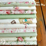 vườn xanh hoa bông twill bông vải quần áo em bé tươi quần áo trẻ em lolita váy vải diy - Vải vải tự làm