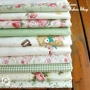 vườn xanh hoa bông twill bông vải quần áo em bé tươi quần áo trẻ em lolita váy vải diy - Vải vải tự làm vải cotton nỉ