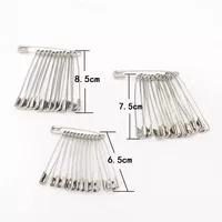 Cổ điển đơn giản cộng với kích thước pin khóa khăn choàng áo len DIY trang trí khóa kim dây thép tinh khiết pin cứng pin cài áo cao cấp