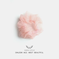 Розовая сетчатая марля