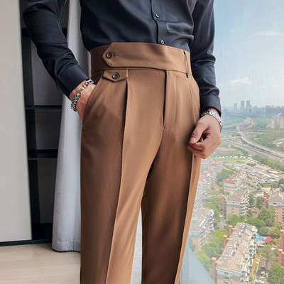 taobao agent Casual trousers, classic suit jacket, autumn, high waist, British style
