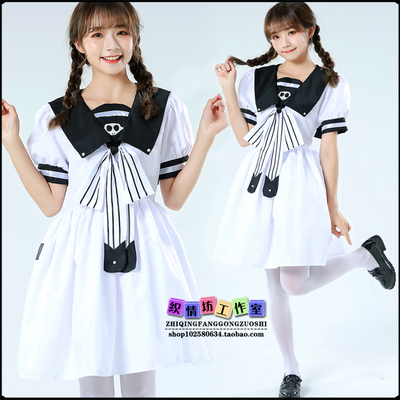 taobao agent Small princess costume, navy uniform, Lolita style, cosplay, Lolita Jsk