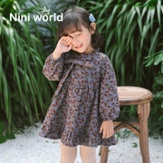 Áo bé gái Zhou Xiaoni mùa thu đông 2018 mới cho bé ngoại quốc cộng với áo công chúa nhung dày