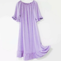 Шелковая пижама, цветное платье для принцессы, летнее термобелье