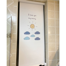 Шторы рулонные 北欧卷帘免打孔卫生间窗帘防水遮光升降厨房餐厅阳台浴室隔断民宿