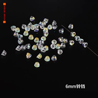 Зеленый колокольчик, 6mm, 10 шт