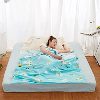 Dành cho người lớn du lịch túi ngủ cotton tách bẩn di động sheets đôi khách sạn túi ngủ du lịch du lịch khách sạn mùa thu và mùa đông túi ngủ trẻ em tiểu học