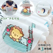 Sản phẩm dành cho trẻ em, khăn thấm mồ hôi cotton, cotton chải kỹ, mùa xuân và mùa thu, sơ sinh, mã hóa bốn lớp, đệm thấm mồ hôi, sling - Cup / Table ware / mài / Phụ kiện