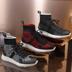 2018 Châu Âu và Hoa Kỳ đầu mùa xuân vớ giày lưới thoáng khí đàn hồi cao-top sneakers du lịch thoải mái ren giày thường Giày cao gót