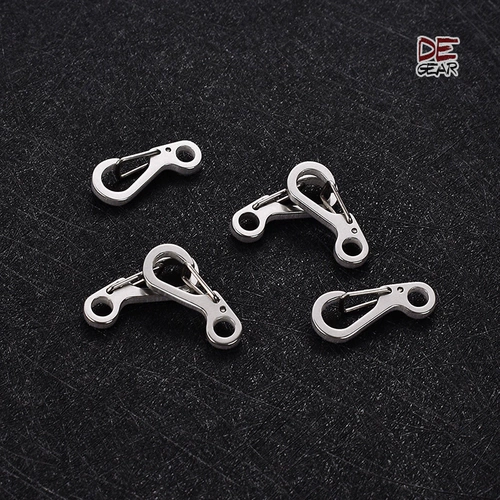 Металлическое тактическое дорожное снаряжение для ключей с застежкой из нержавеющей стали, универсальный брелок