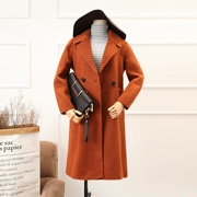 A1812 chống mùa bán mùa đông ánh sáng sang trọng Albaka dài hai mặt cashmere alpaca coat áo len