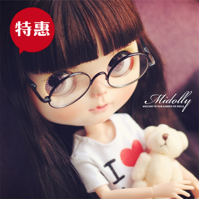 taobao agent Cute candy glasses small cloth BLYTHE marshmallow doll color sunglasses accessories doll