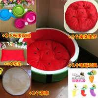 Арбуз+сиденье+миска+прокладки+волосатые игрушки+подушки