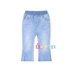 Balla Balla Girls Quần short denim 2019 Mùa hè Mới dành cho trẻ em Đại dương Chia tách quần cắt 21132190403 - Quần jean Quần jean