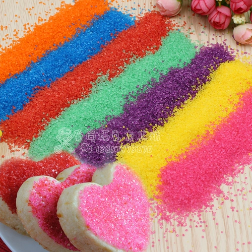 50 г цвет хрустальный сахарный пирог декоративный сахар -Королевый сахар -Звездный небо ледяной леденцо