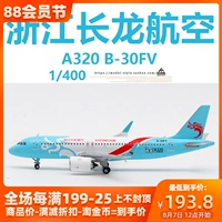 JC Wings XX4285 Zhejiang Changlong Airlines A320 B-30FV Сплав Сплав Модель 1/400