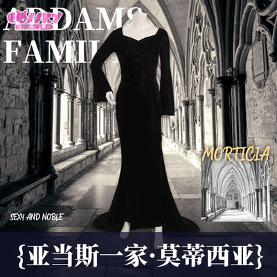 taobao agent COSSKY American Drama, the same Wednesday Adams, a Modician dress cosplay clothes