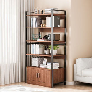 書架落地置物架簡約臥室客廳簡易多層書柜