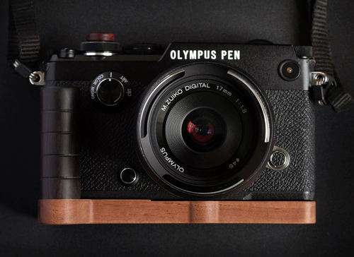 Olympus, камера, оригинальная дизайнерская ручка из натурального дерева