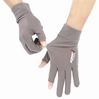 Мужские ультратонкие тонкие нескользящие перчатки, эластичный летний шелковый солнцезащитный крем, защита от солнца, УФ-защита