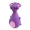 Pet toy puppy dog ​​vocal toy cắn cắn mol mol Teddy dog ​​puppy toy la hét gà huấn luyện bóng