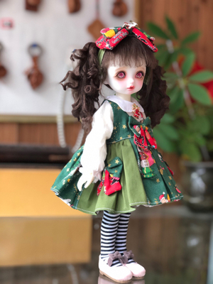 taobao agent Spot BJD Daily MDD4 Giant Baby 6 -point baby clothes -Happy Christmas