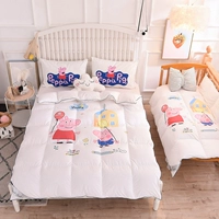 Детское зимнее удерживающее тепло одеяло с пухом, детская хлопковая кроватка для детского сада