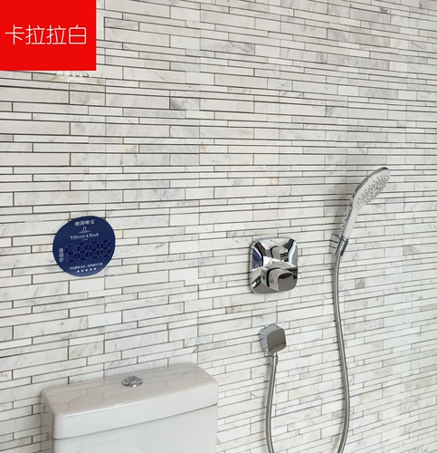 Карара белое серое дерево крыльцо гостиная натуральная белая каменная мозаика Фоновая стена кухня и стена ванной комнаты