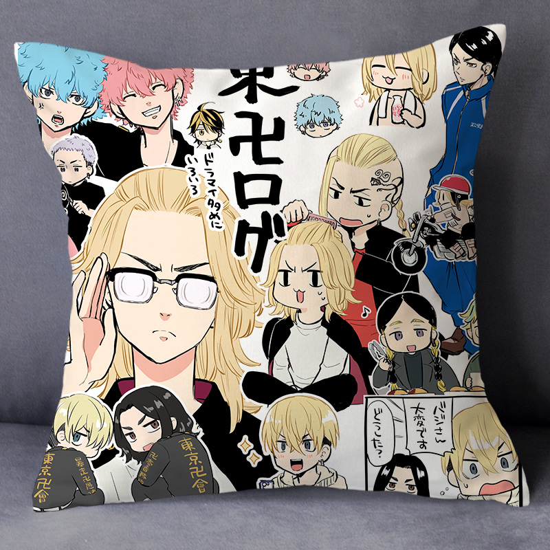 1Tokyo ten thousand Avenger cartoon cos periphery Same Garage Kit Pillow quilt Dual purpose Bedside Back cushion diy customized