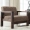 Nordic sofa gỗ đơn giản kết hợp của hai ba chỗ ngồi ghế da chính hãng gửi gối đặc biệt để làm retro cũ - Ghế sô pha