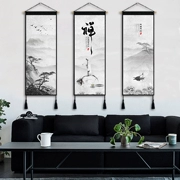 Tranh Trung Quốc Zen tấm thảm vải hiện đại ba phòng ngủ tường sơn nhà băng rôn vải trang trí treo hộp công tơ - Tapestry