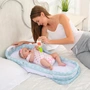 Giường cũi trẻ em giường cũi có thể tháo rời đa chức năng ngủ cũ có thể mang đồ dùng đa năng đẹp cho trẻ em - Giường trẻ em / giường em bé / Ghế ăn cũi gỗ cho bé